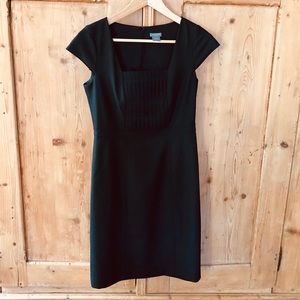 Ann Taylor Petite Little Black Dress w/ Cap Sleeve